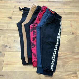 Jumping Beans Kids Joggers - Black, Brown, Red, Blue Size 4T